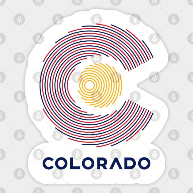 Colorado Artwork Sticker by SASTRAVILA